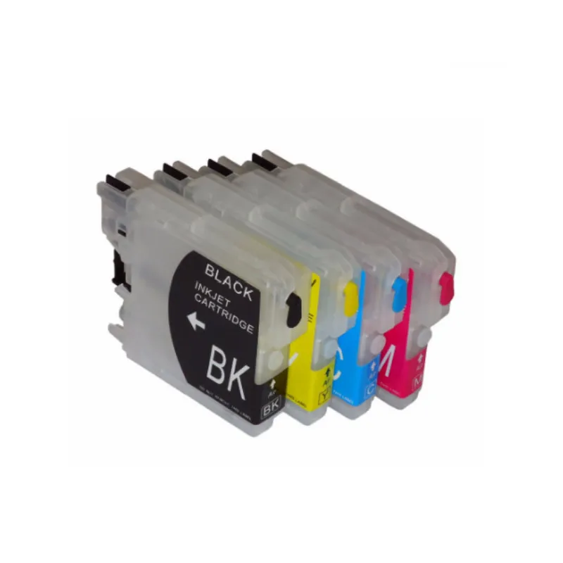 Compitalbe LC39 LC980 lc60 LC985 LC1100 многоразовый чернильный картридж для Brother MFC J220 DCP J315W J125 J515W
