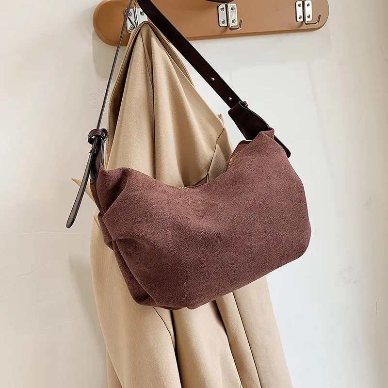 

Myvision 2021 Nieuwe Mode Messenger Bag Vrouwen Tas Schoudertas Suede Handtas Grote Capaciteit Mode Vrouwen Tote Boodschappentas