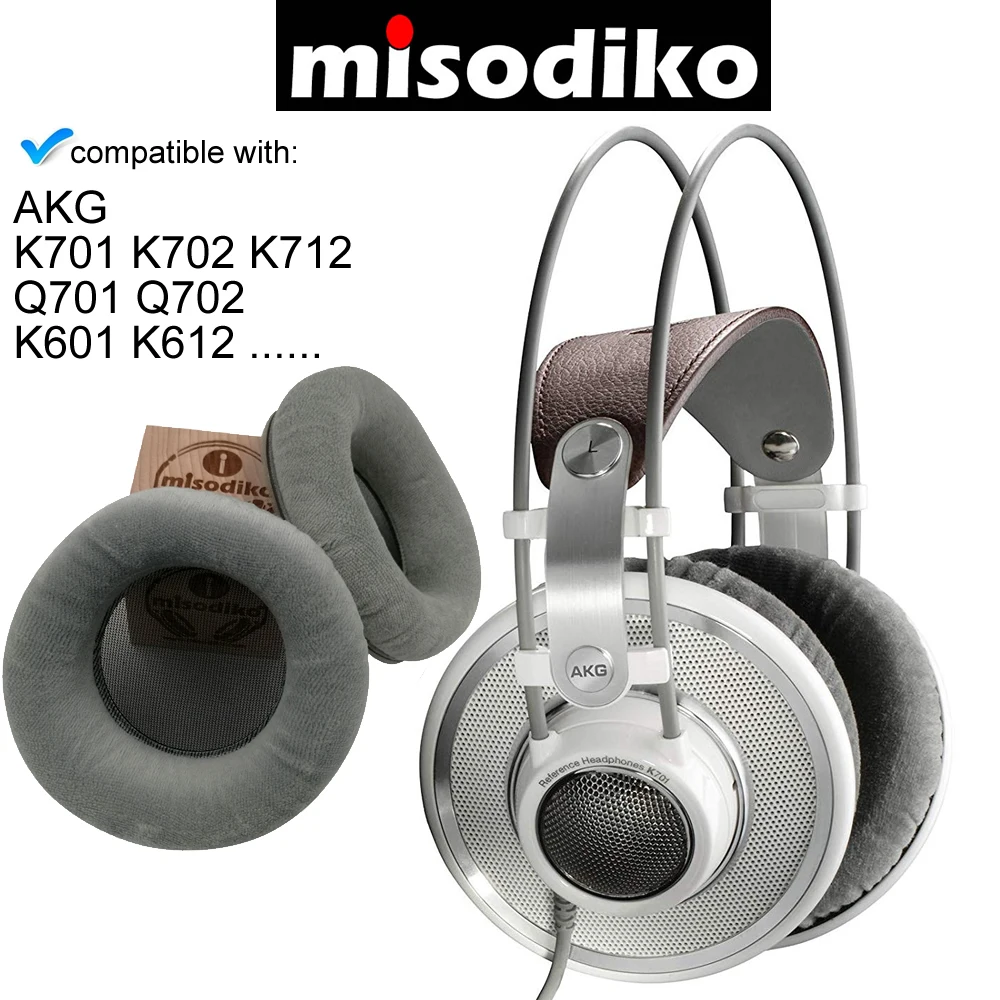 Сменные амбушюры misodiko для наушников AKG K701 K702 Q701 Q702 K601 K612 K712 Pro | Электроника