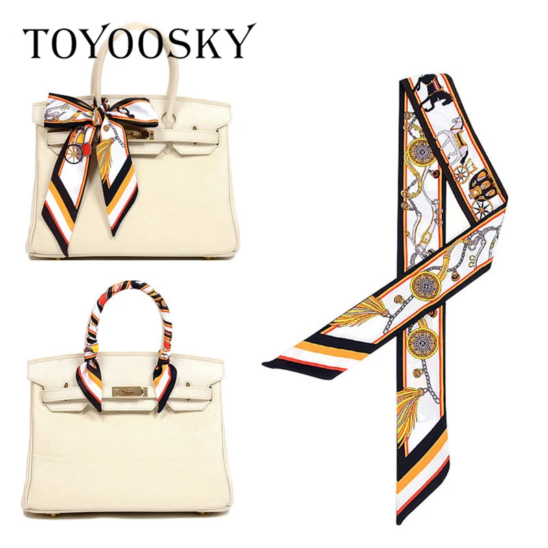 Женский шелковый шарф с принтом TOYOOSKY 2019 модный головной платок длинные шарфы