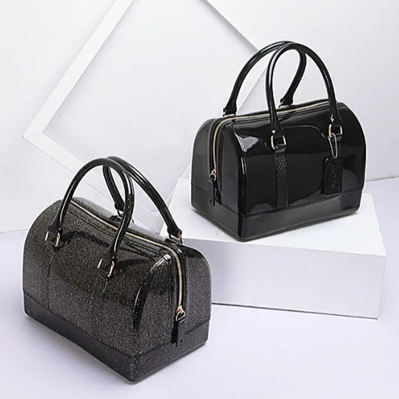 Летние прозрачные желейные сумки высокого качества большая сумка-подушка 26 см