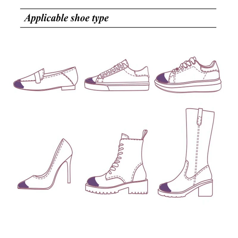 

1pair Toe Plug High Heel Anti-pain Cushion Anti- Pain Inserts Insoles Toe Shoe Accessories Insert Shoes Pad Shoe Yard Adjustment
