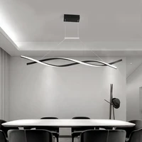 modern pendant chandelier for office dining room kitchen aluminum wave lustre avize modern chandelier lighting fixtures