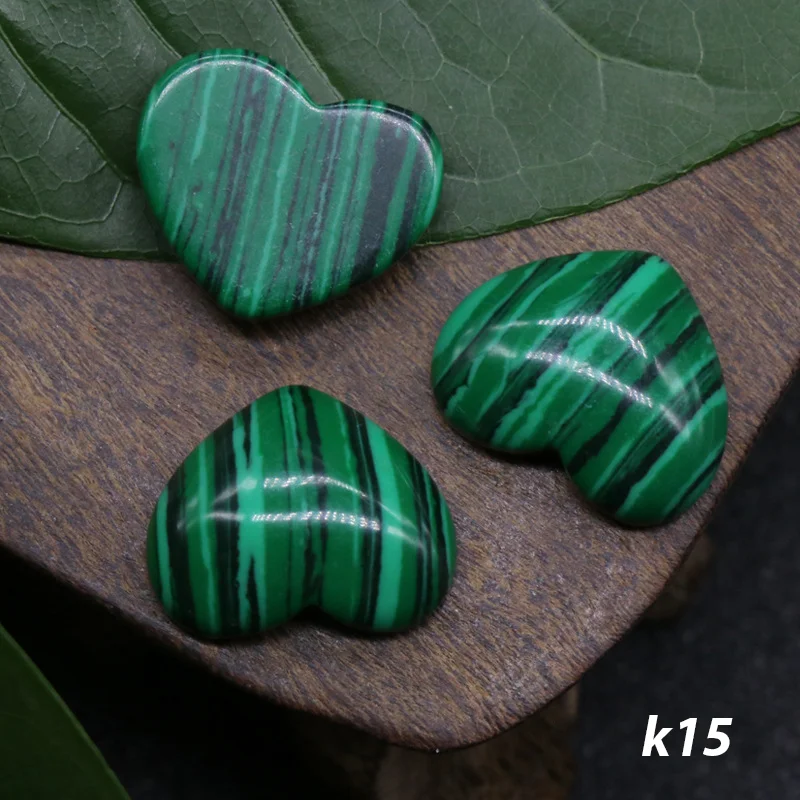 Натуральный камень Crysta украшения в форме сердца шероховатый семь чакр