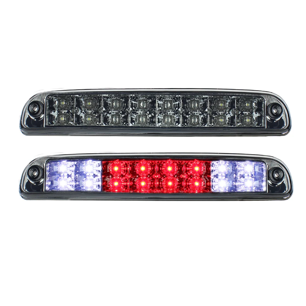 

For 14-18 Chevy Silverado/GMC Sierra Clear Red Smoke LED Third Brake tail Light W/Cargo Lamp