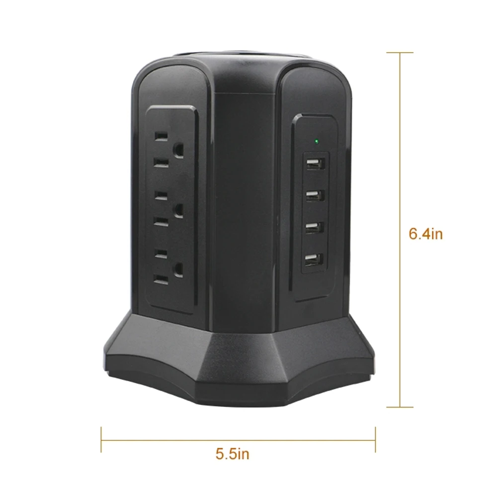 Башня несколько Мощность полосы вертикальный Стабилизатор напряжения 9 сетевое