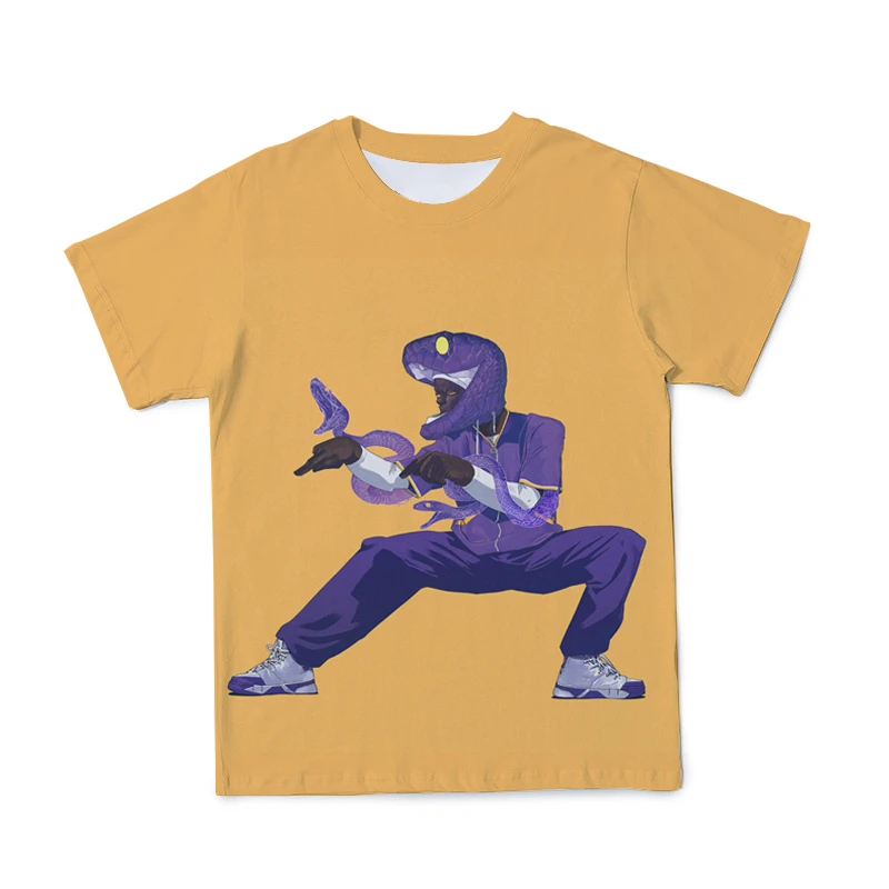 

Men's Cartoons Personality T-shirt 2021 Summer New Style 3D Printing Men's Casual Fashion Style 100-6XLL