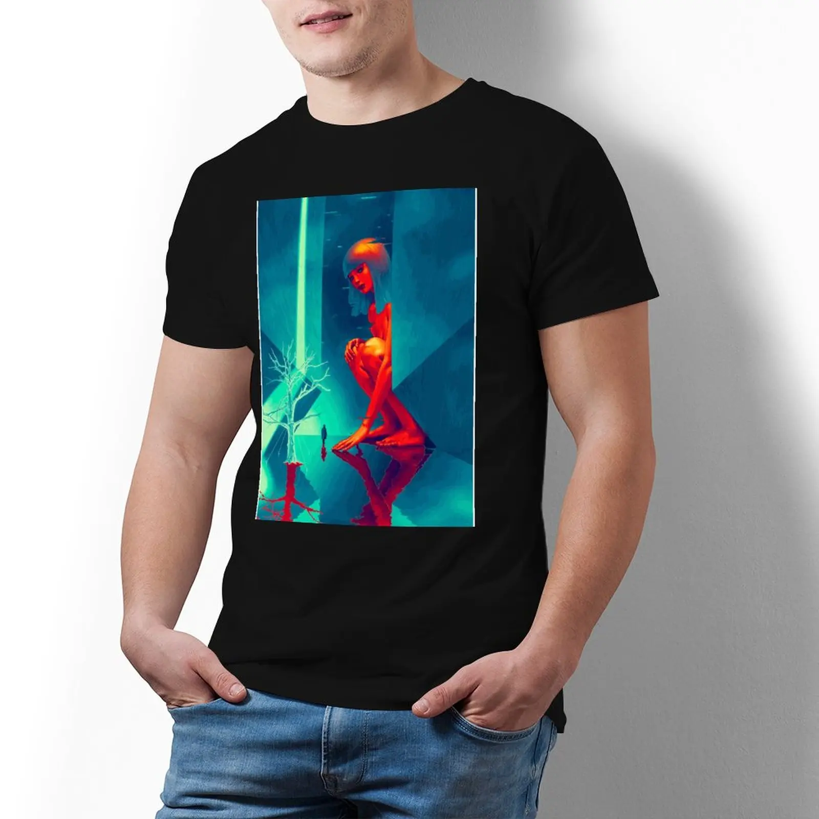 

Blade Runner Joi T Shirt Cult Classic Movie Graphic 100 Percent Cotton T-Shirt Short Sleeves Casual Tshirt Man