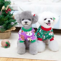 winter christmas keep warm dog clothes thickened two legged sweater chihuahua pug pet hoodies for small medium dogs puppy outfit