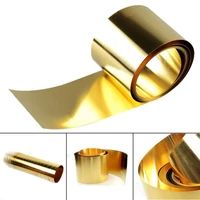 1pcs high quality brassbrass leatherbrass foilbrass tape with thickness 0 02mm width 100mm length 1000mm
