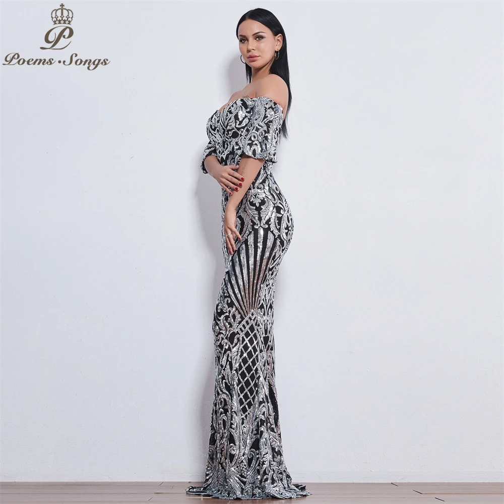 Стихи песни Стиль Элегантные Роскошные вечерние платья Длинные vestido de festa longo платье для выпускного вечера robe de soiree вечерние платья