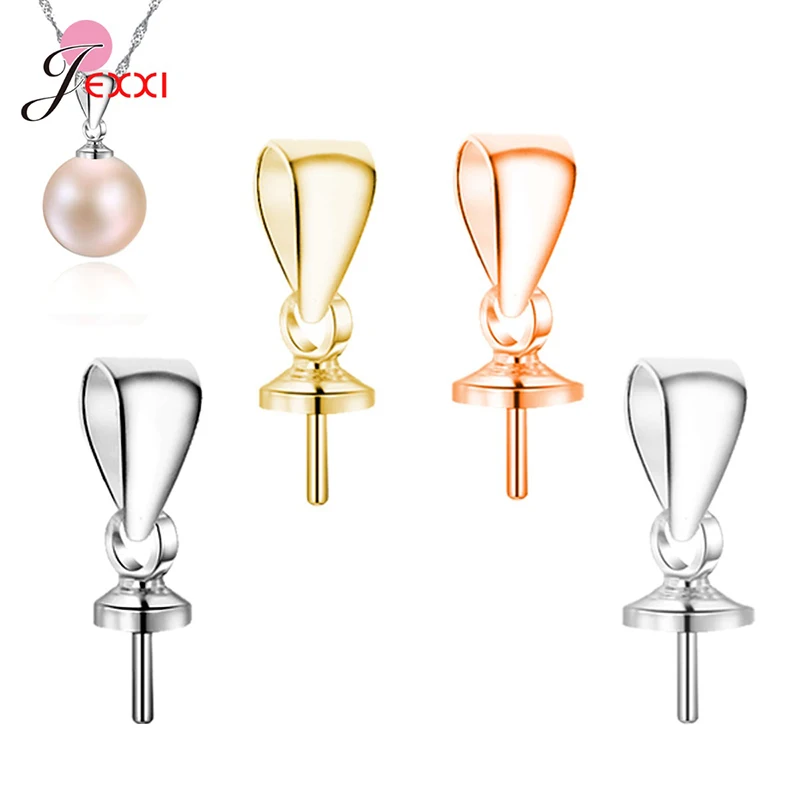 

Latest Models Sterling Silver Real 925 Fashion Women Jewelry Findings Multiple Models For Choice DIY Jewelry Accessory