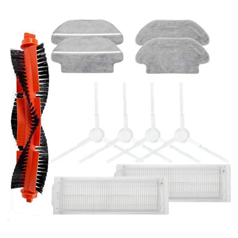 

Hepa Filter Roller Spin Brush Mop Cloth for Xiaomi Mijia LDS / STYJ02YM /Conga 3490 Viomi V2 PRO V3 Robot Vacuum Cleaner