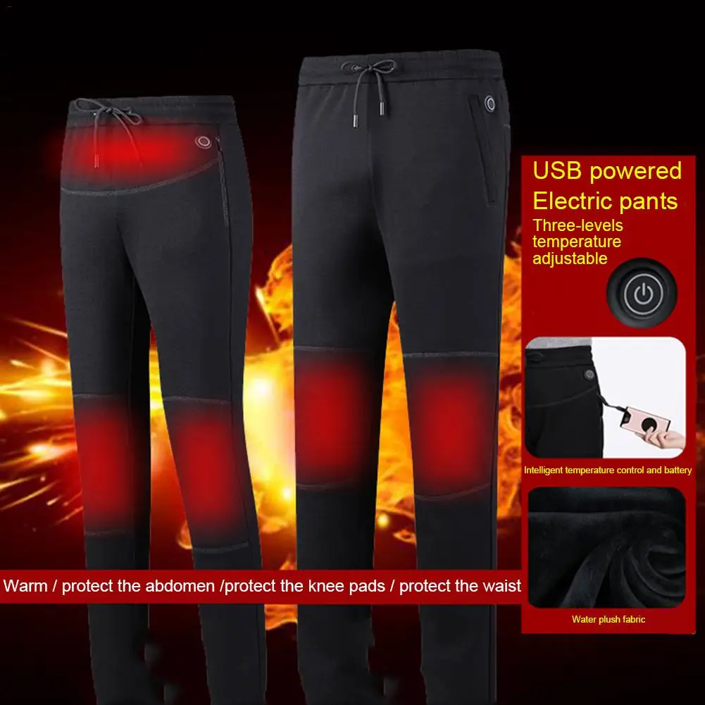 

Winter Outdoor Smart Heating Pants Electrical Heating Pants Graphene Carbon Fiber Pants Hiking Heating Thickened Heated Pants