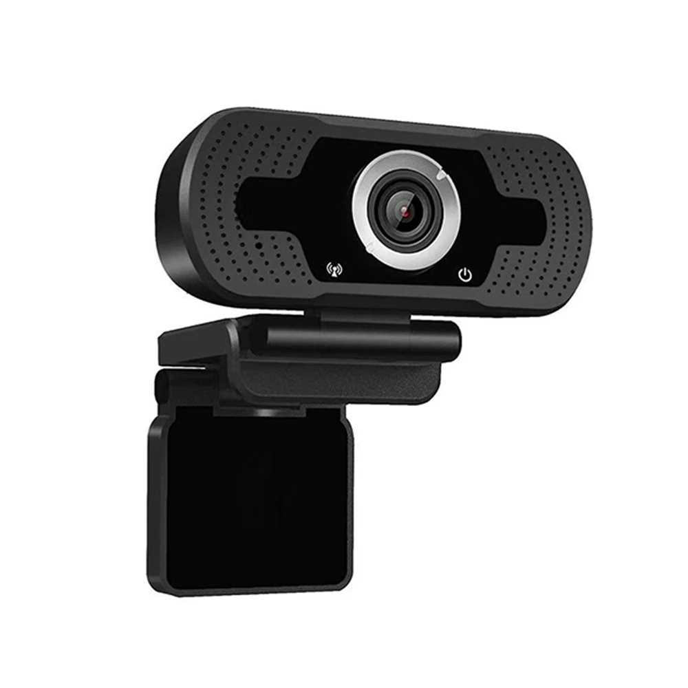 

1080P Webcam Full HD USB Mini Computer Camera Built-in Microphone Flexible Rotatable for Mac Laptop