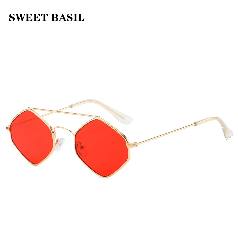 Женские солнцезащитные очки в винтажном стиле SWEET BASIL с небольшой оправой из