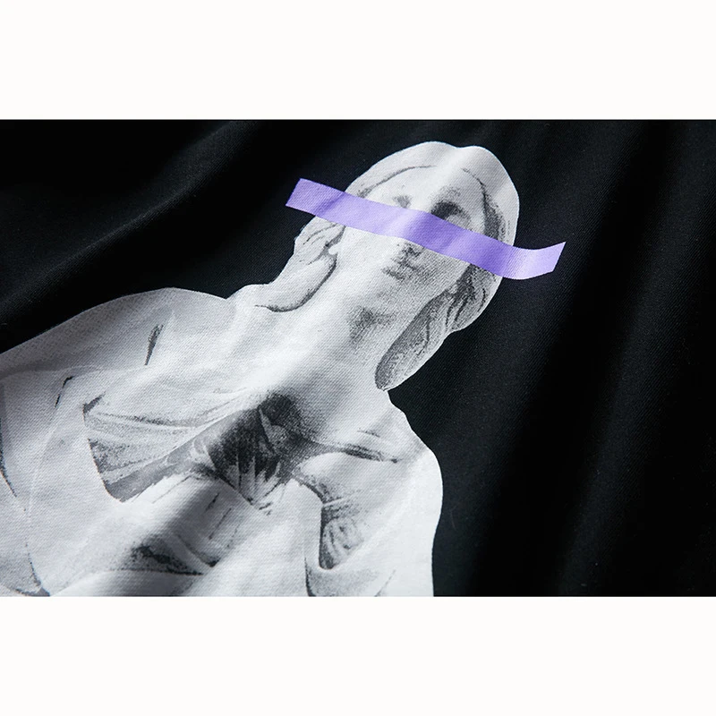 Толстовка мужская оверсайз с капюшоном свитшот принтом Бога возрождения