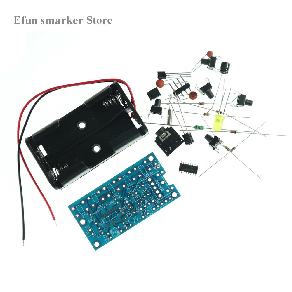 Беспроводной стереоприемник с FM радио модуль PCB DIY электронные наборы 76 МГц 108