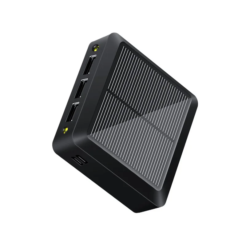 

5000mAh Solar Power Bank Portable Fast Charging External Battery with Mobile Phone Charger PoverBank for Xiaomi IPhone Samsung