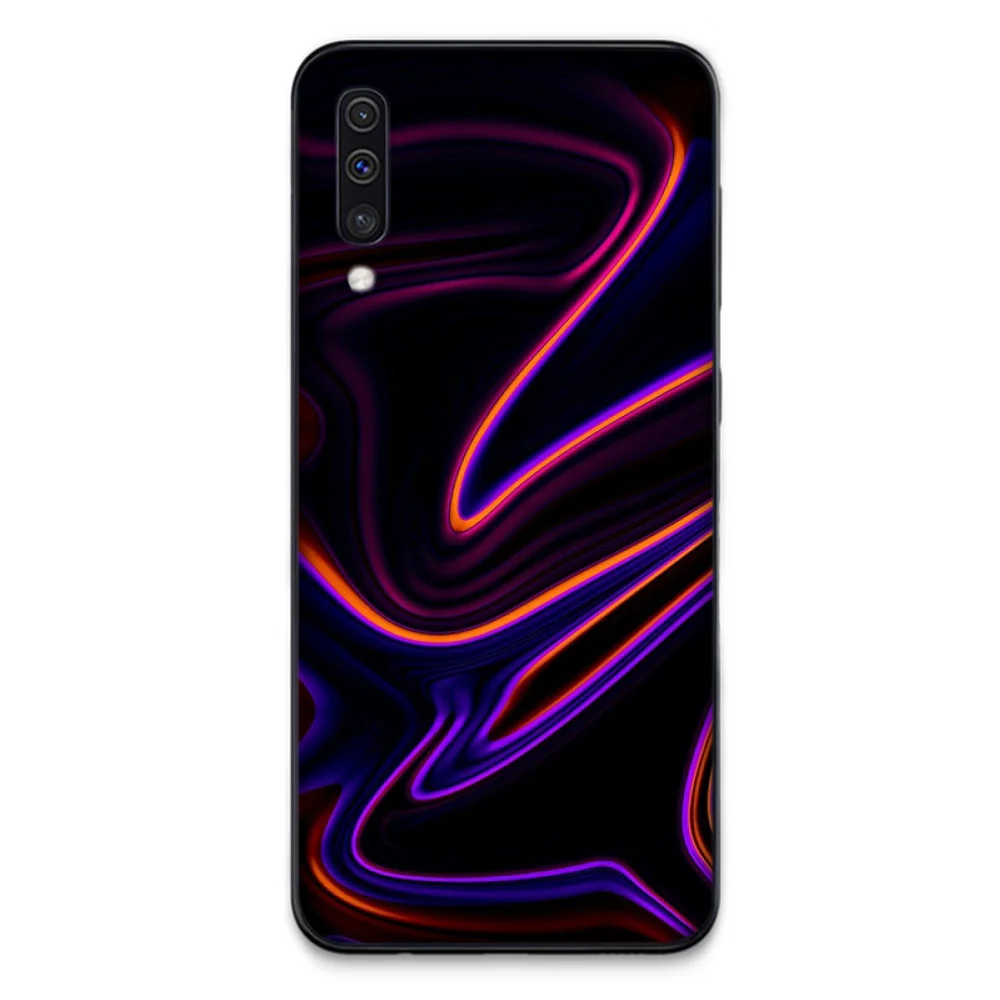 

holographic Prism Laser color Soft black Phone Case For Samsung S6 S7 edge S8 S9 S10 e plus A10 A50 A70 note8 J7 2017