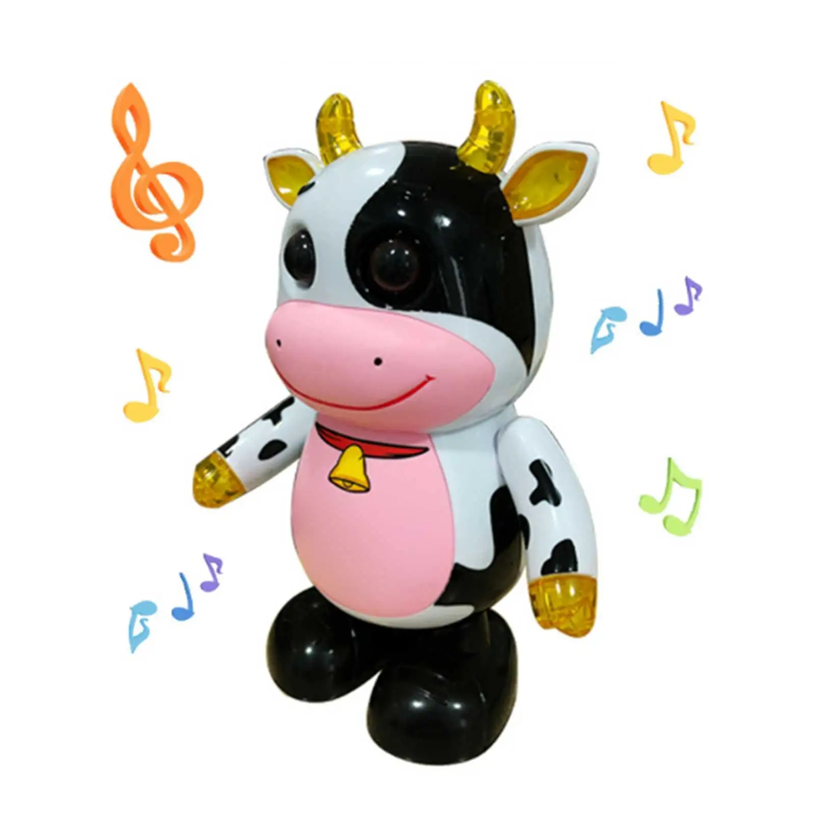 

Electric Singing Dancing Cute Cow Model with Light Music Baby Educational Toy