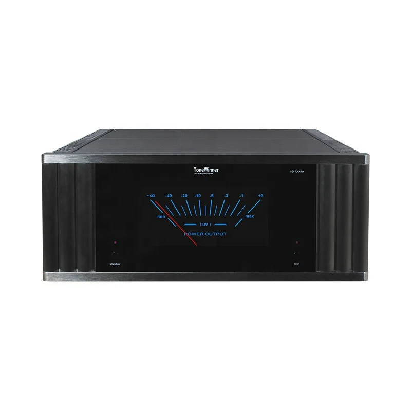 

Free Shipping 7 channels 2100W AV class d hifi power audio echo stereo high end big bass power amplifier for home theater