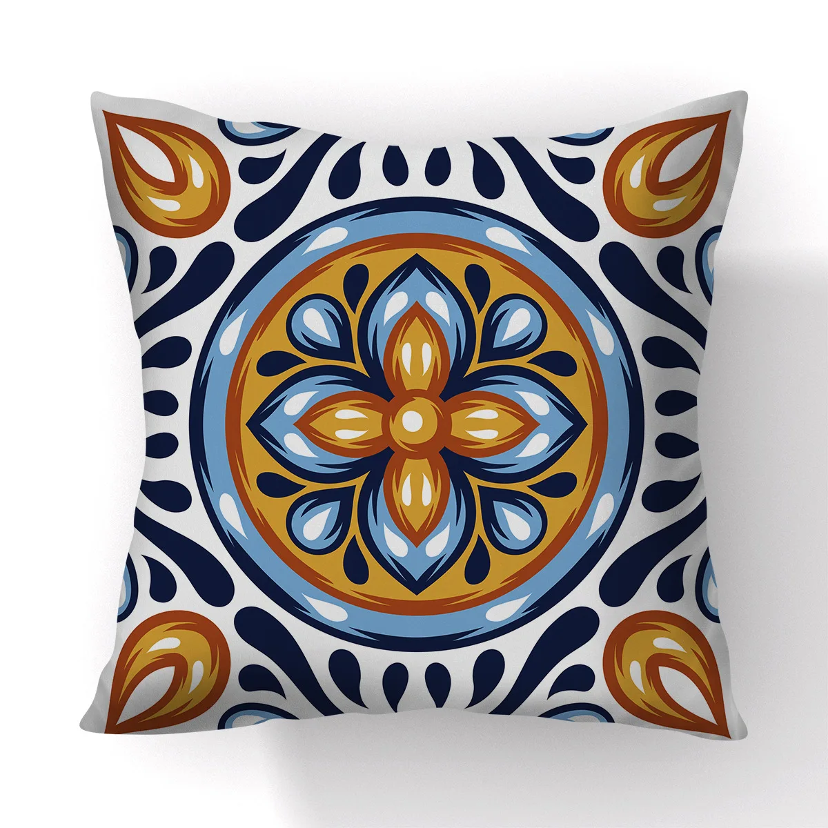 

Nordic Ethnic Style Mandala Pillowcase Sofa Cushion Case Bed Pillow Cover Home Decor Car Cushion Cover Peach Skin Pillow Case