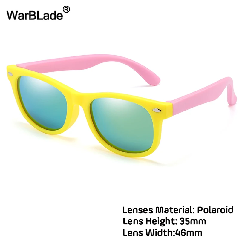 Детские поляризационные солнцезащитные очки WarBlade силиконовые защитные для