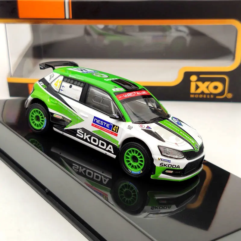IXO 1:43 для Skoda Fabia R5 #41 Rally Finland 2018 RAC684 литая под давлением модель автомобиля