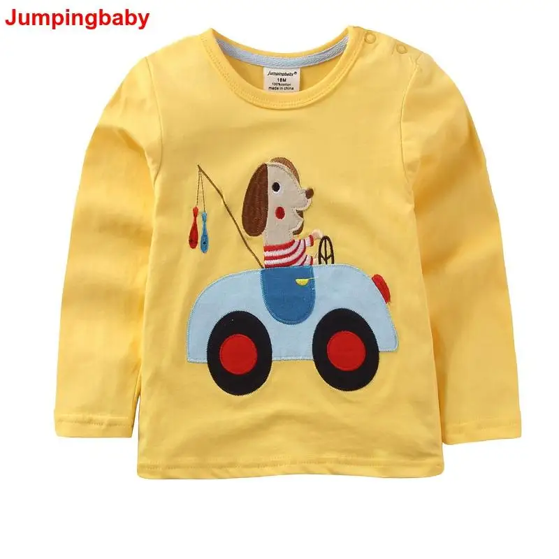 Jumpingbaby 2021 футболка для мальчиков маленьких одежда детская футболки Camiseta детские