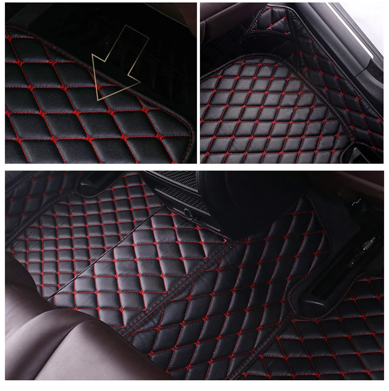 Кожаные автомобильные коврики для Land Rover Range Freelander 2 Discovery 3 Evoque Velar