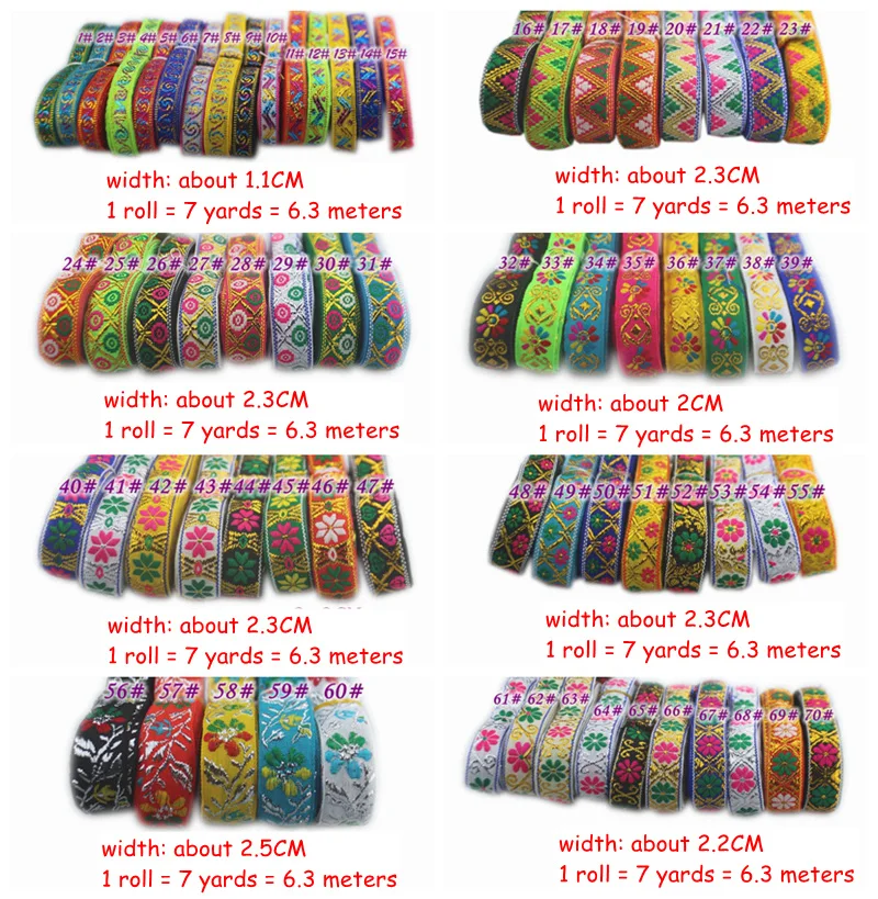 7 цветов индийский шитье вышитый стиль искусственная ткань ручной работы для