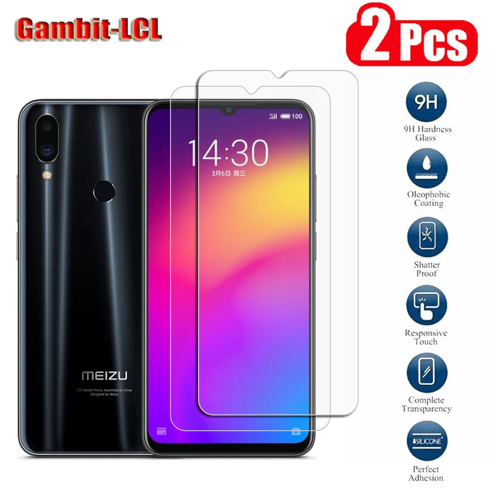 

2PCS 9H HDTempered Glass For Meizu Note 9 6.2" MeizuNote9 Note9 Phone Screen Protector Protection Cover Film