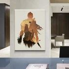 Современные постеры и принты в скандинавском стиле, лесная сцена, души, настенное искусство, Картина на холсте, картины, игра рыцарь, для украшения дома