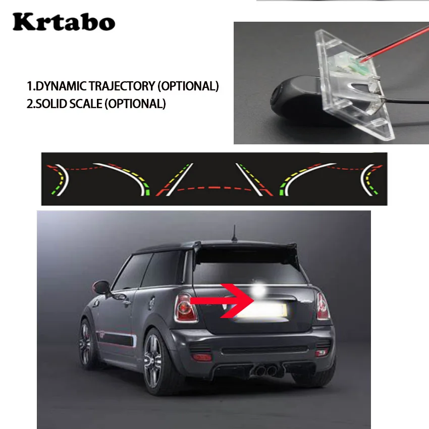 Для Mini Cooper R55 R56 R57 R60 R61 миниатюрная Автомобильная камера трансформер Clubman заднего