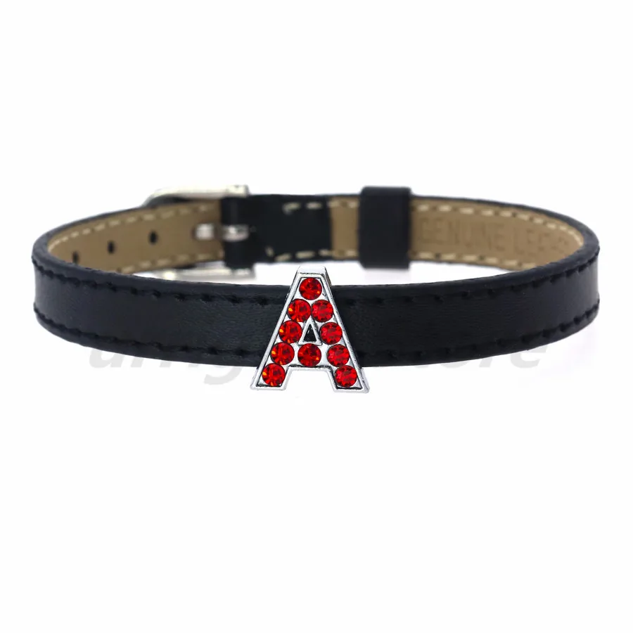 1 шт. разноцветные стразы буквы английского алфавита Внутренний диаметр: 8 мм Φ