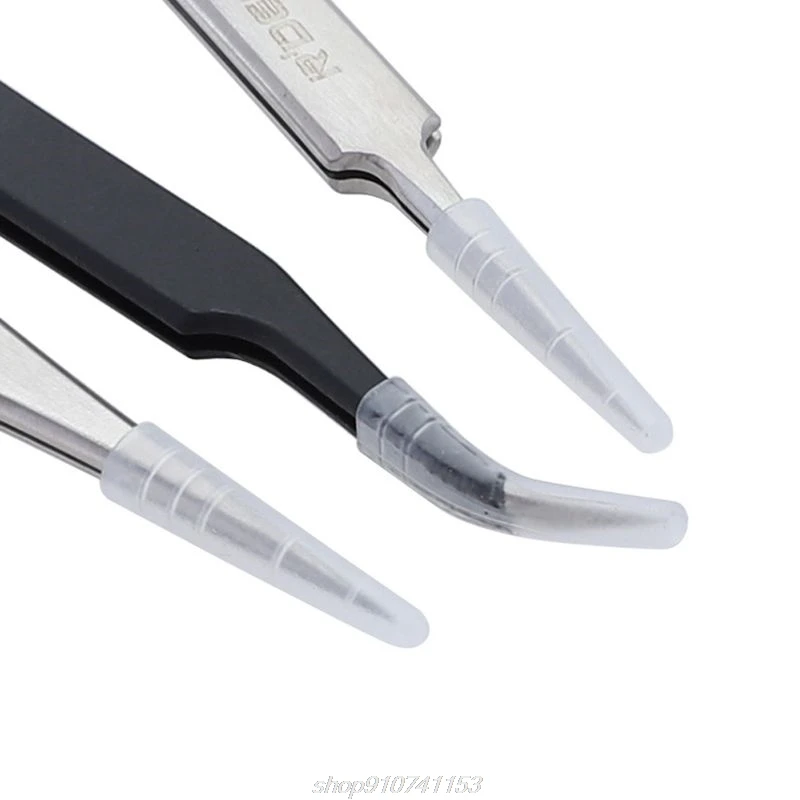 

ESD Anti Static Stainless Steel Tweezers Maintenance Repair Tool Set Precision Curved Straight A13 21 Dropshipping