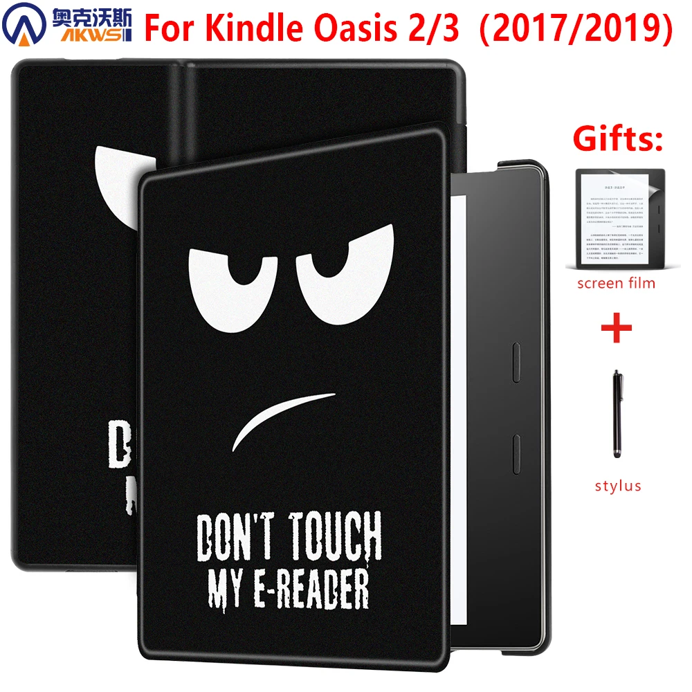 Модный чехол с принтом для 2019/2017 Amazon Kindle Oasis 2/3 Складная подставка 7 0 Защитная