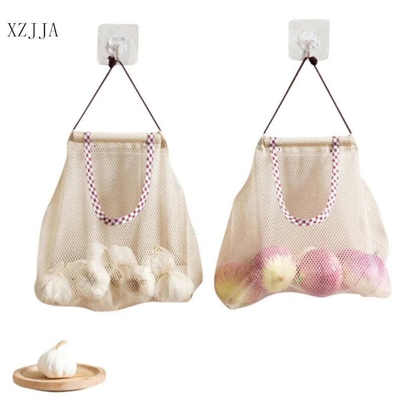 XZJJA вместительные настенные сумки для хранения органайзер овощей фруктов лука