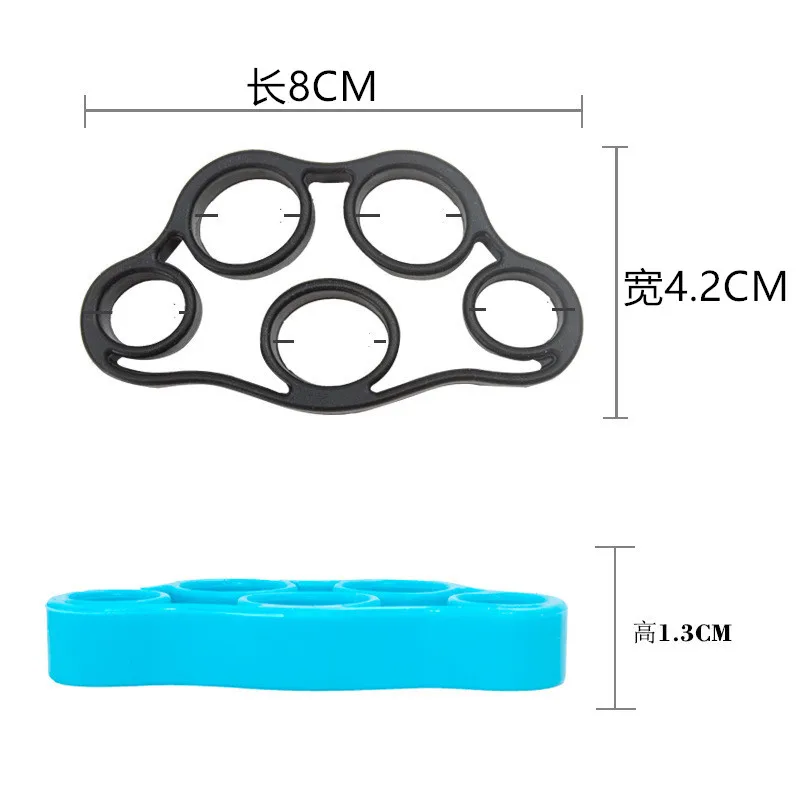 

1PC Finger Hand Grip 3KG-5KG Silicone Strength Trainer Ring Gripper Expander Finger Workout Fitness Training Power Hand Grips