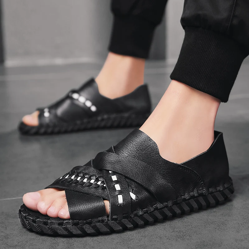 

Sandals Men Beach Breathable Casual Shoes Summer Men Sandals Sandalia Rasteira Mesh Running Sandale Homme Ete