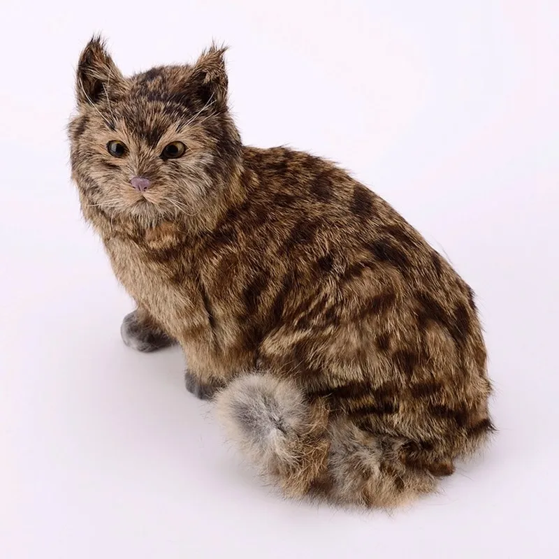 Имитация кота украшение для дома большая кошка статическая модель животного