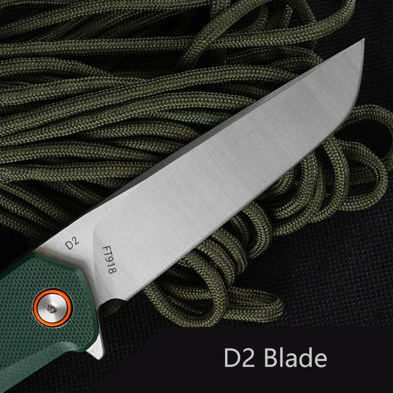 FREETIGER 2021 новый складной нож D2 Сталь G10 Материал самооборона выживание тактический