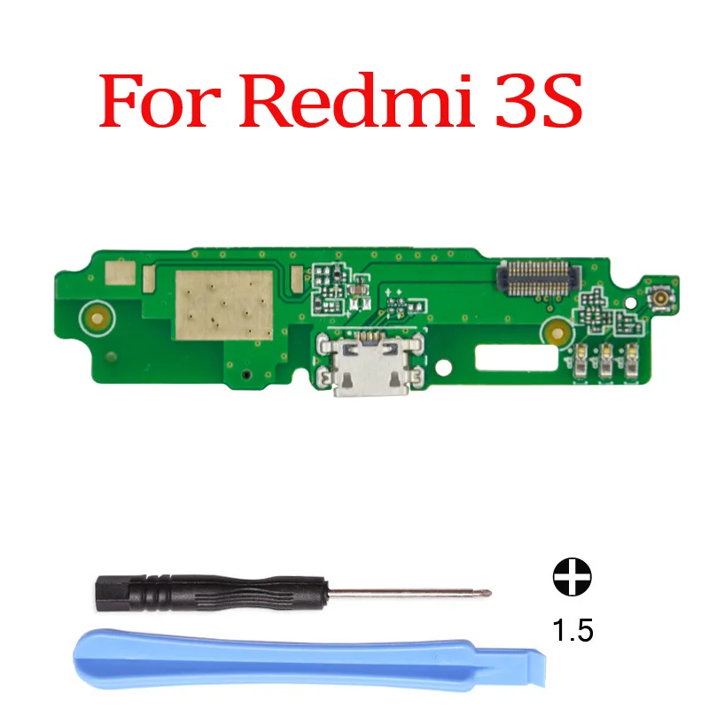 For Redmi 3S 1 шт зарядное устройство черз порт USB разъем зарядный порт док-станция гибкий кабель для Xiaomi Redmi 3 3S 4A 4X 5A Примечание 4X Global 2 4 Note 3 Pro 5A - Цвет: For Redmi 3S