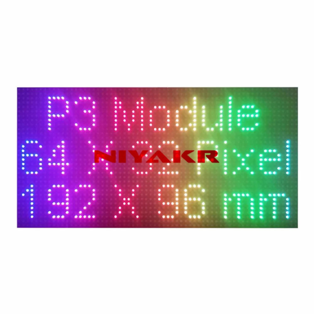 3 мм Внутренний 64x32 светодиодный дисплей модуль точечная матрица P3 - купить по