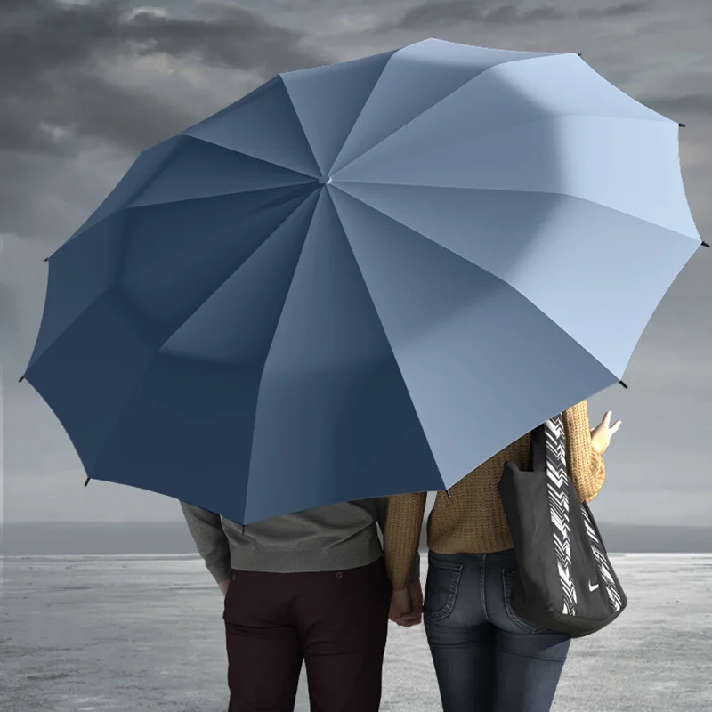 Автоматический зонт с защитой от УФ лучей ветрозащитный женский складной