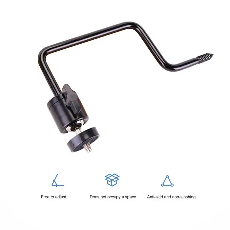

Tree Screw Mount Holder for Trail Hunting Scouting Camera Black Screw Mounting Bracket Holder Stand for Forest Wildlife Camera