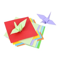 100pcs square origami double sides solid color folding paper multicolor gift packaging paper handmade diy scrapbooking decor