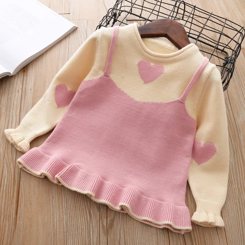 Вязаные платья для девочек на осень и зиму платье-пачка принцессы маленьких