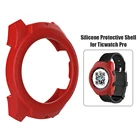 Силиконовые смарт-часы рамка элемент элегантные часы удобные для Ticwatch Pro 2020Ticwatch Pro защитный чехол